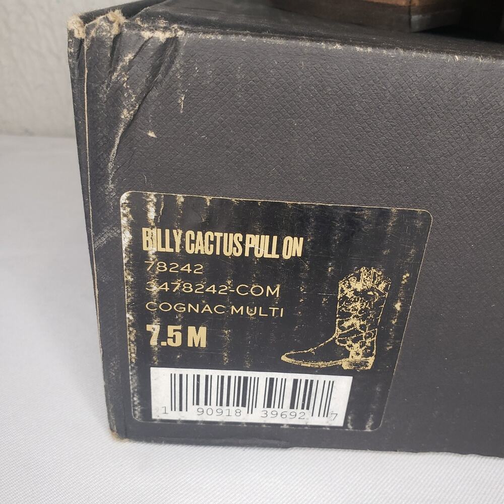 FRYE Billy CACTUS Boots Size 7.5 Multi Color Leather RARE Western Cowgirl - Picture 15 of 16